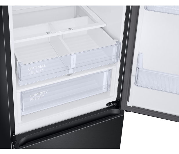 Lodówka Samsung RB34C675EBN EF No Frost 183,5cm Czarna Połysk Komora Zero AI 344L - 1217373 - zdjęcie 7
